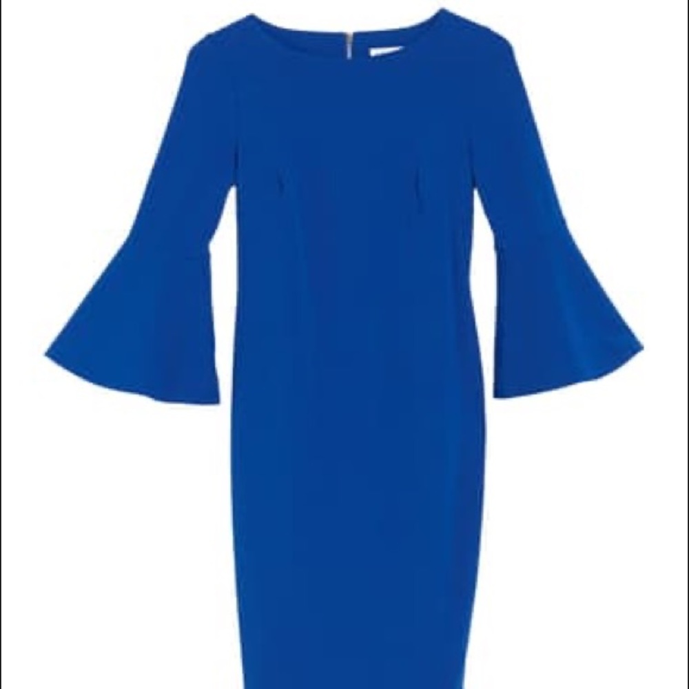 Calvin Klein bell sleeve dress